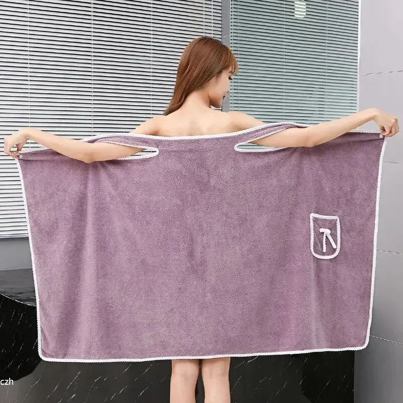 Spa Towel - ผ้าขนหนูอาบน้ำสำหรับผู้หญิง ขนาด 90*130 ซม. แห้งเร็ว ใช้ได้ทั้งอาบน้ำ