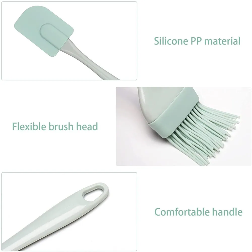 Body Brush - ชุดอุปกรณ์ทำขนม 3 ชิ้น ประกอบด้วย ที่ขูดครีม ตะหลิวปาดเนย/เค้ก/ขนมปัง