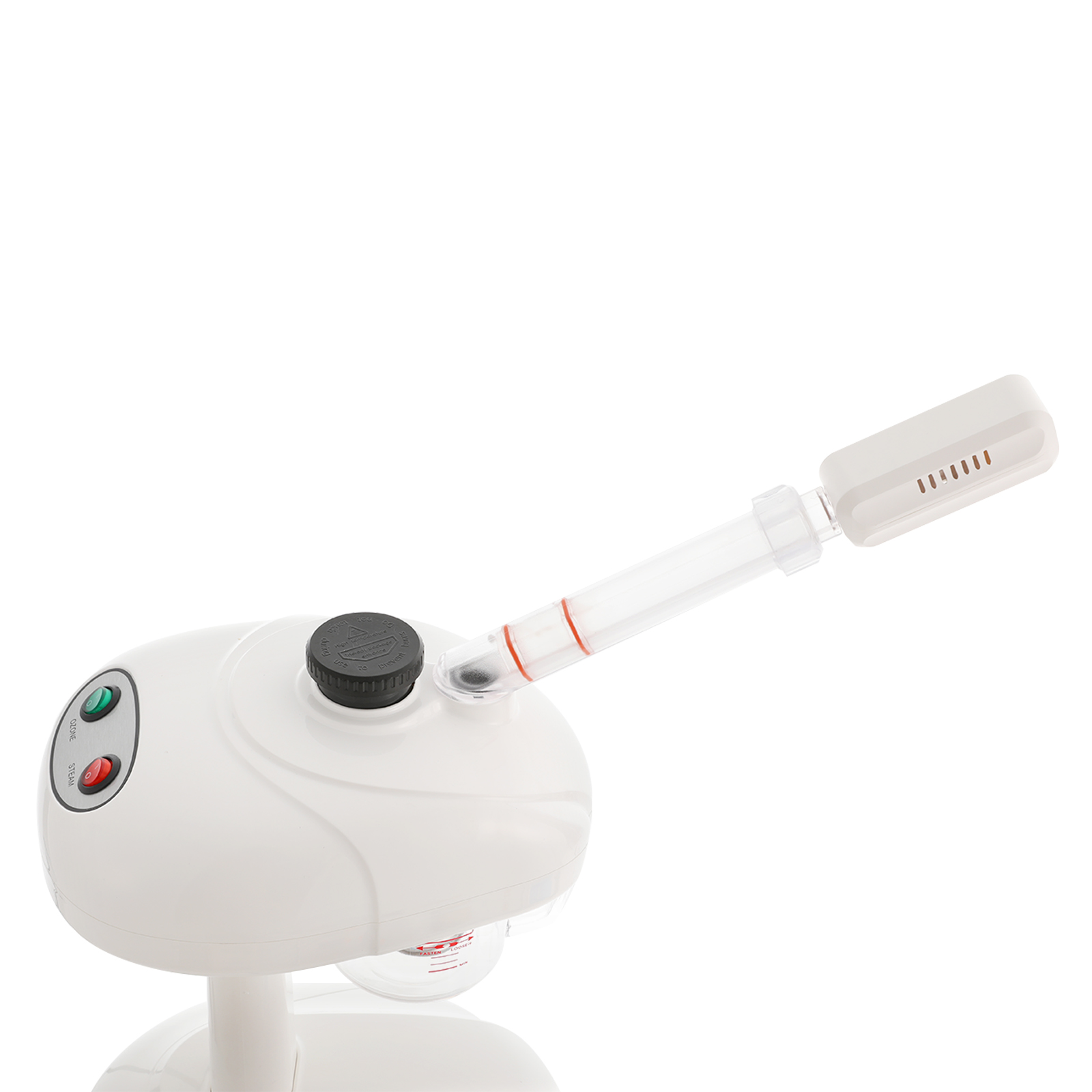 Face Steamer - เครื่องอบไอน้ำสำหรับผิวหน้าและเส้นผม 2-in-1, เครื่องอบไอน้ำร้อนนาโนไอออน พร้อมระบบหมุน 360 °