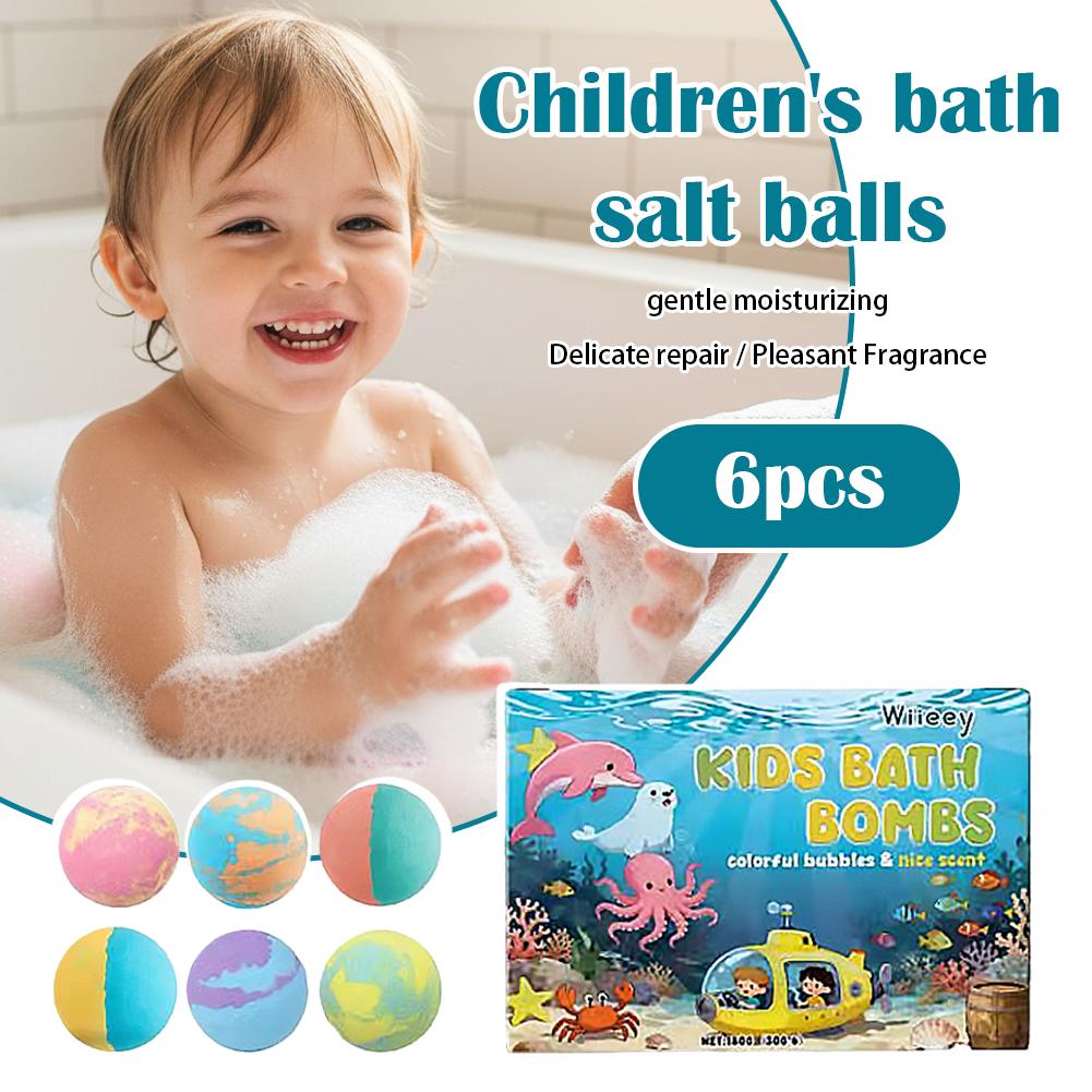 6 ชิ้น ชุดระเบิดอาบน้ำสำหรับเด - Bath Salts บทวิจารณ์และราคา