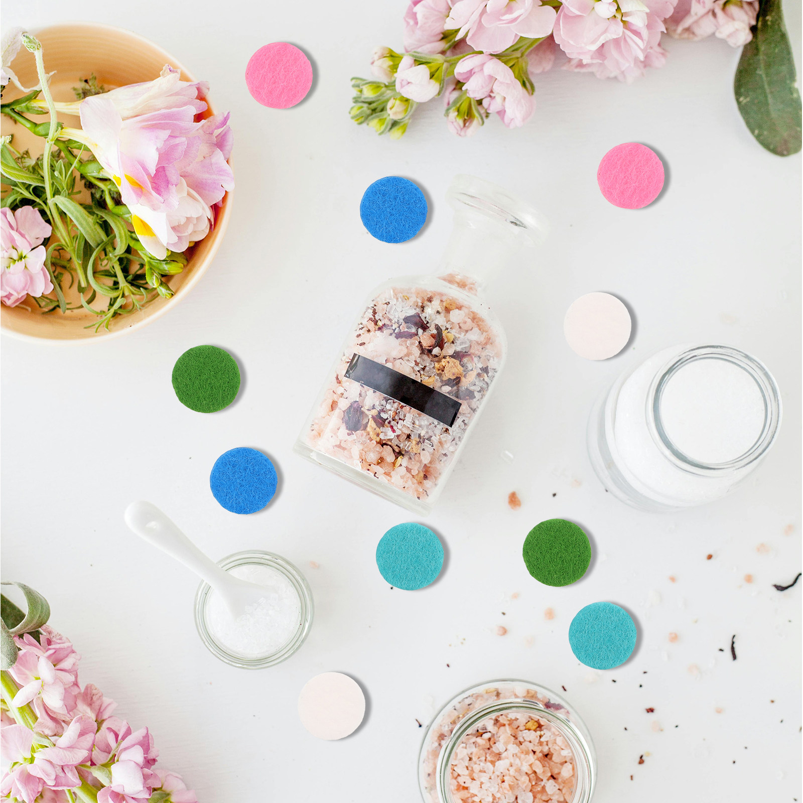 แผ่นสำลีกลมสำหรับใส่น้ำมันหอมร - Aromatherapy Diffuser บทวิจารณ์และราคา