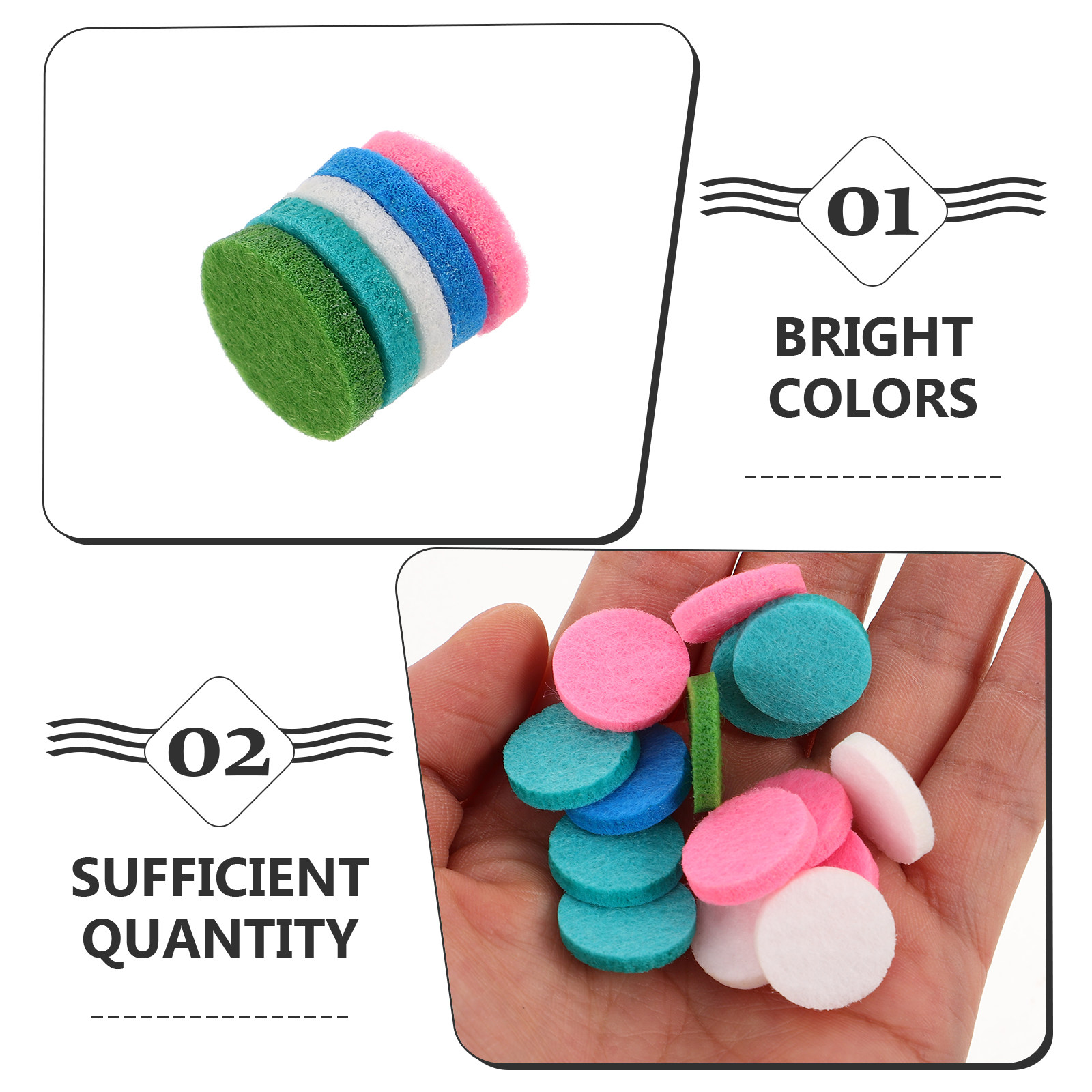 แผ่นสำลีกลมสำหรับใส่น้ำมันหอมร - Aromatherapy Diffuser บทวิจารณ์และราคา