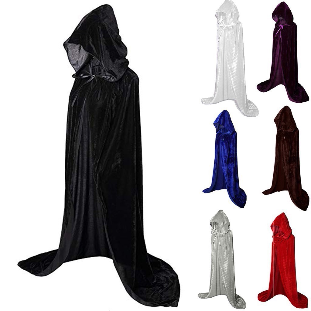 ฮาโลวีนเสื้อคลุม Gothic Hooded - Bathrobe บทวิจารณ์และราคา