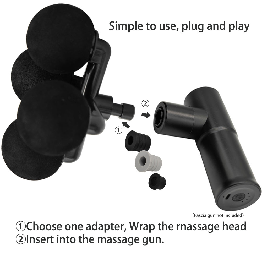 Fascia Gun Creative หัวนวด 4 ล - Massage Gun บทวิจารณ์และราคา